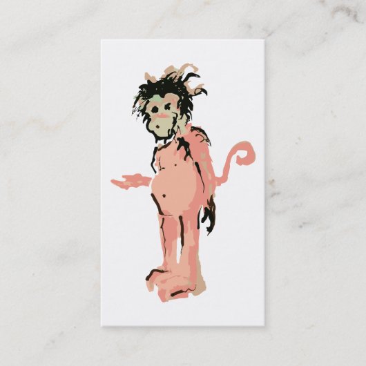 Carte De Visite encre singe (Devant)