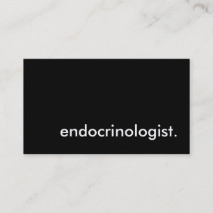 Carte De Visite endocrinologue.