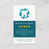 Carte De Visite Endodontie modifiable Prochain rendez-vous (Dos)