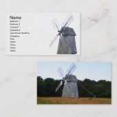 Carte De Visite Énergie alternative - énergie éolienne néerlandais (Devant / Derrière)