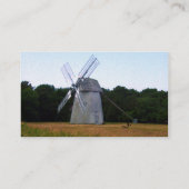 Carte De Visite Énergie alternative - énergie éolienne néerlandais (Dos)