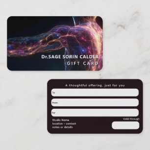 Carte De Visite Énergie Aura Courant Radiante