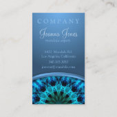 Carte De Visite Énergie bleue (Dos)