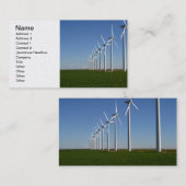 Carte De Visite Énergie de substitution - l'énergie verte (Devant / Derrière)