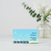 Carte De Visite Énergie renouvelable (Debout devant)