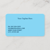 Carte De Visite Énergie renouvelable (Dos)