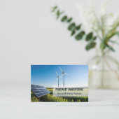 Carte De Visite Énergie renouvelable (Debout devant)