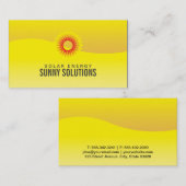 Carte De Visite Énergie | Solaire (Devant / Derrière)
