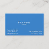 Carte De Visite Énergie solaire (Dos)