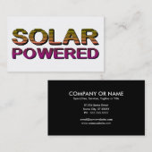 Carte De Visite énergie solaire (Devant / Derrière)