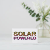 Carte De Visite énergie solaire (Debout devant)