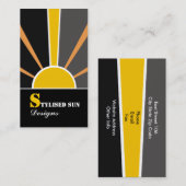 Carte De Visite Énergie solaire/solaire/sources d'énergie alternat (Devant / Derrière)