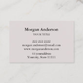 Carte De Visite Energie Spirituelle Heiler Reiki (Dos)