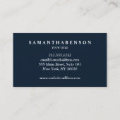 Carte De Visite Energie Spirituelle Heiler Reiki (Dos)