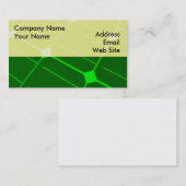 Carte De Visite Énergie verte (Devant / Derrière)