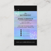 Carte De Visite Energy Healer, Reiki, Tarot, Esoteric Crystals Bus (Dos)