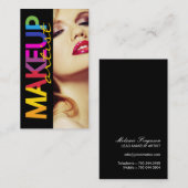 CARTE DE VISITE ÉNERVÉ DE MAQUILLEUR (Devant / Derrière)