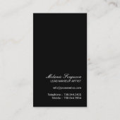 CARTE DE VISITE ÉNERVÉ DE MAQUILLEUR (Dos)