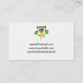 Carte De Visite Enfant de musique (Dos)