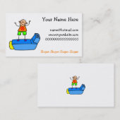 Carte De Visite Enfant d'inhalateur (Devant / Derrière)