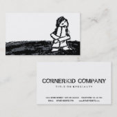 Carte De Visite enfant du coin (Devant / Derrière)