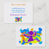 Carte De Visite Enfant génial, (Devant / Derrière)