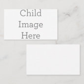 Cartes de visite États-Unis : 8.9 cm x 5.1 cm (Devant / Derrière)