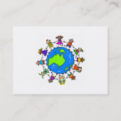 Carte De Visite Enfants australiens (Dos)
