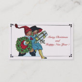 CARTE DE VISITE ENFANTS AVEC CADEAUX DE NOËL (Dos)
