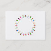 Carte De Visite Enfants colorés (Dos)