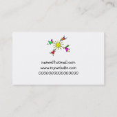 Carte De Visite Enfants de Sun (Dos)