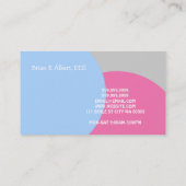 Carte De Visite Enfants Dentiste Dentiste Dentistère Dentistère Do (Dos)