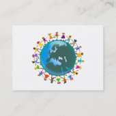 Carte De Visite Enfants européens, (Dos)