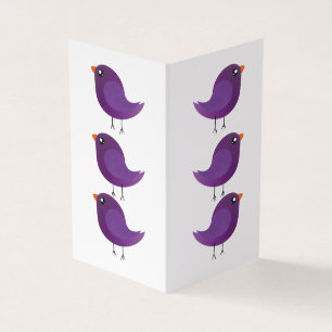 Carte De Visite Enfants oiseau mignon