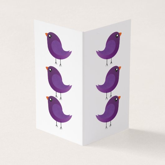 Carte De Visite Enfants oiseau mignon (Extérieur)