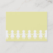 Carte De Visite Enfants - potelés (Dos)