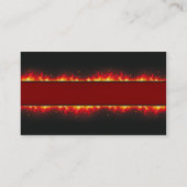 Carte De Visite Enfer flamboyant du feu (Dos)