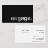Carte De Visite Engagez (Devant / Derrière)