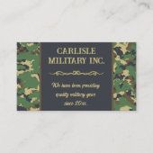 Carte De Visite Engin militaire modifiable (Devant)