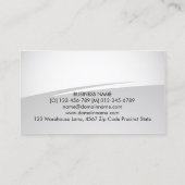 Carte De Visite Engineer Computer Technical Professional Zig Zag (Dos)