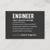 CARTE DE VISITE ENGINEER DEFINITION (Devant)
