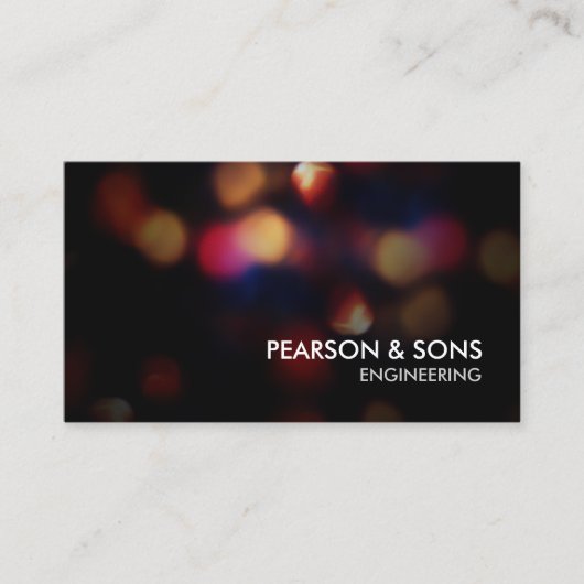 Carte De Visite Engineer Engineering Technical (Devant)