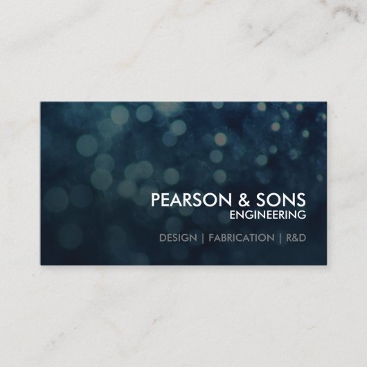Carte De Visite Engineer Engineering Technical Abstract Lights (Devant)