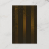 Carte De Visite Engrenages à vapeur et papillons bleus (Dos)