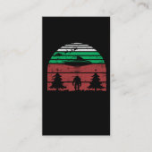 Carte De Visite Enlèvement Alien Bigfoot UFO Sci Fi Lover (Devant)