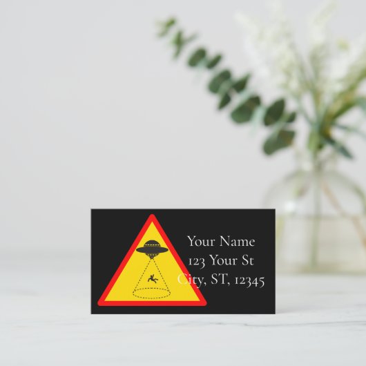 Carte De Visite Enlèvement d'Alien UFO Thunder_Cove (Debout devant)