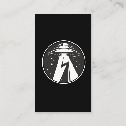 Carte De Visite Enlèvement d'Aliens Espace extra-terrestre (Devant)
