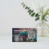 Carte De Visite Enlèvement de déchets Simple Moderne (Debout devant)