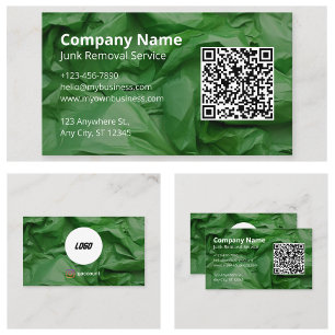 Carte De Visite Enlèvement de déchets verts