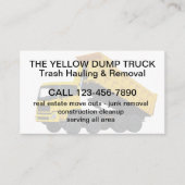 Carte De Visite Enlèvement Et Enlèvement De La Souche (Devant)